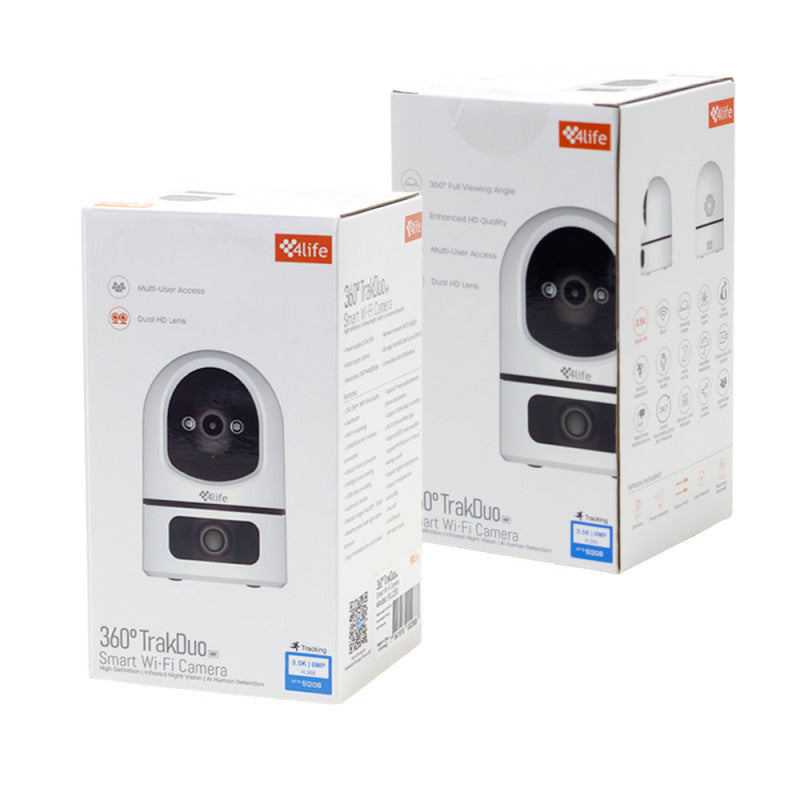 Mini Camara de Seguridad 4life 360° TrakDuo Smart WiFi Camera