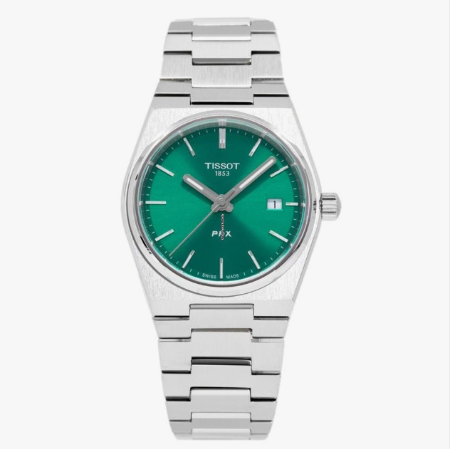Tissot PRX cuarzo esfera verde 35 mm T137.210.11.081.00