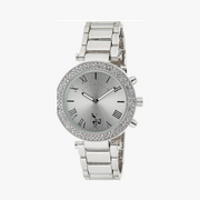 Accutime U.S. Polo Assn. USC40172 Reloj de vestir plateado para mujer