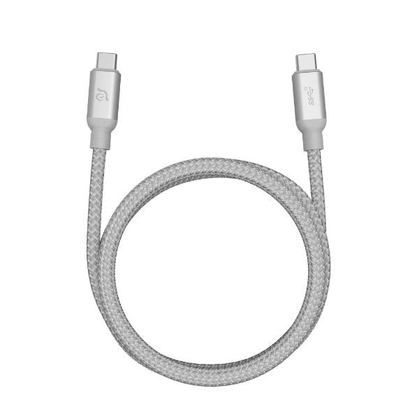 Cable Adam Elements C100 USB-C a USB-C 100W 1 m gris
