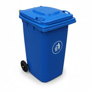 Basurero azul 250L