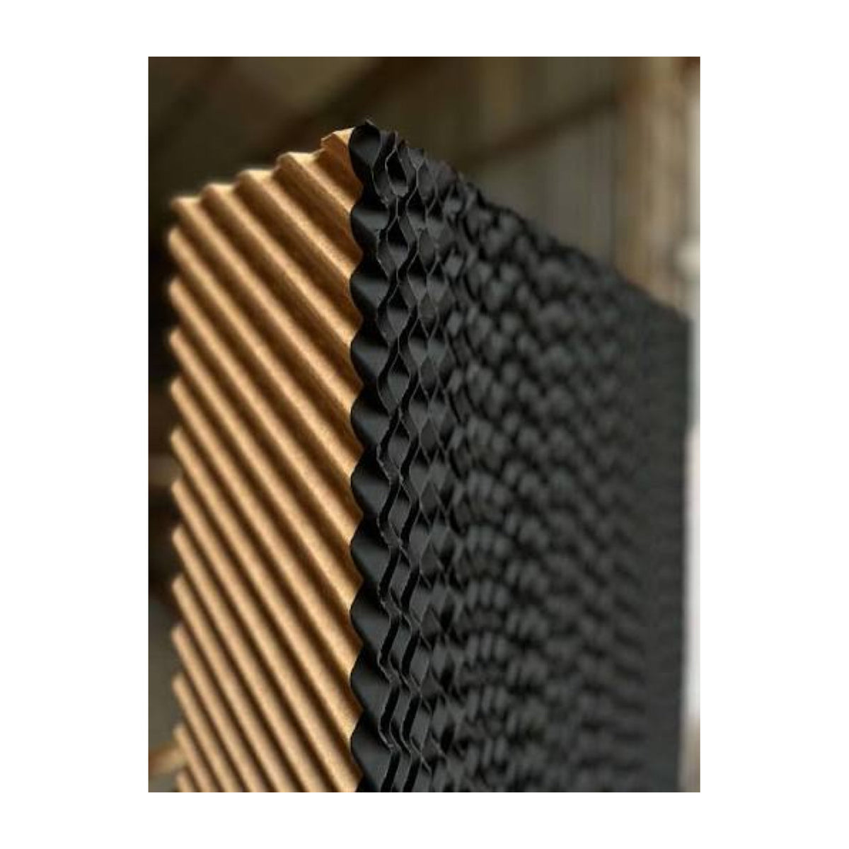 Placa Evaporativa Industrial 1800 x 600 x 150 mm – Corrugación 45°/45°