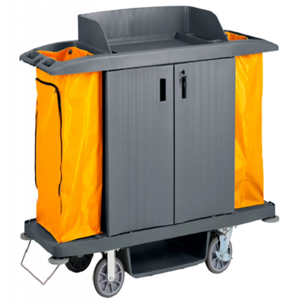 Carro hotelero con puertas