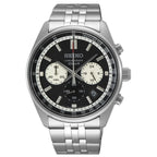 Reloj Seiko cronógrafo esfera negra - SSB429
