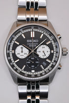 Reloj Seiko cronógrafo esfera negra - SSB429