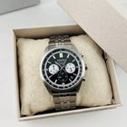 Reloj Seiko cronógrafo esfera negra - SSB429