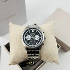 Reloj Seiko cronógrafo esfera negra - SSB429
