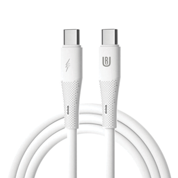 UR U-11 Cable USB-C a USB-C 100W 1 metro blanco